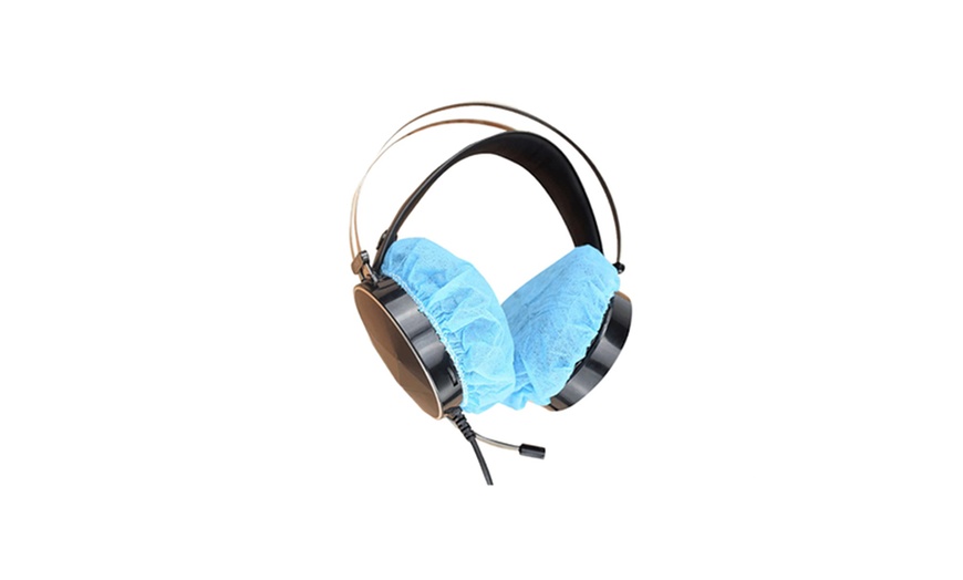 Image 2: Disposable Headphone Covers