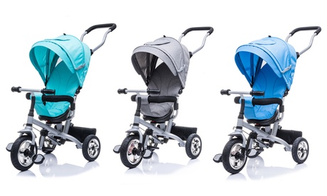 Tricycle poussette évolutif Deluxe pour enfant