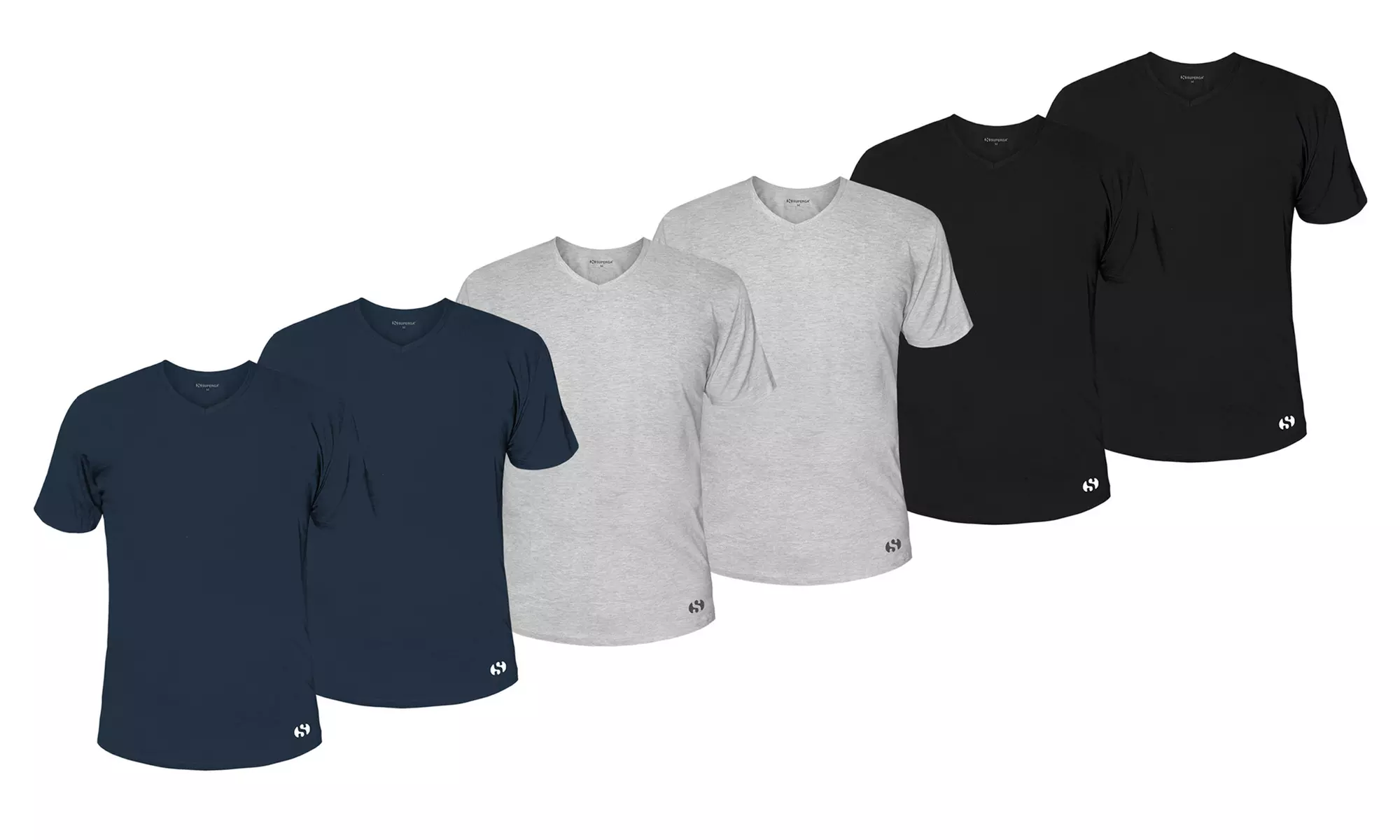 6 t-shirt da uomo Superga