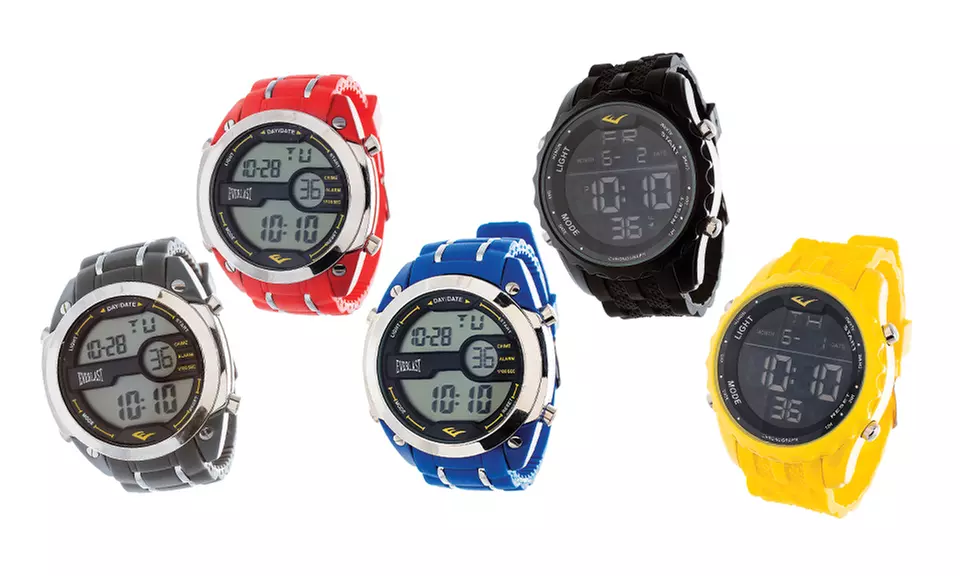 Everlast LED Men's Digital Chronograph Sports Watches - Primary Image