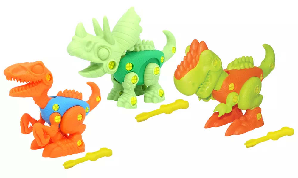 3-er Set Dino-Bausatz für Kinder - Primary Image