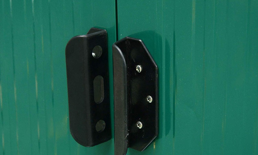 Image 50: Outsunny Lockable Garden Shed