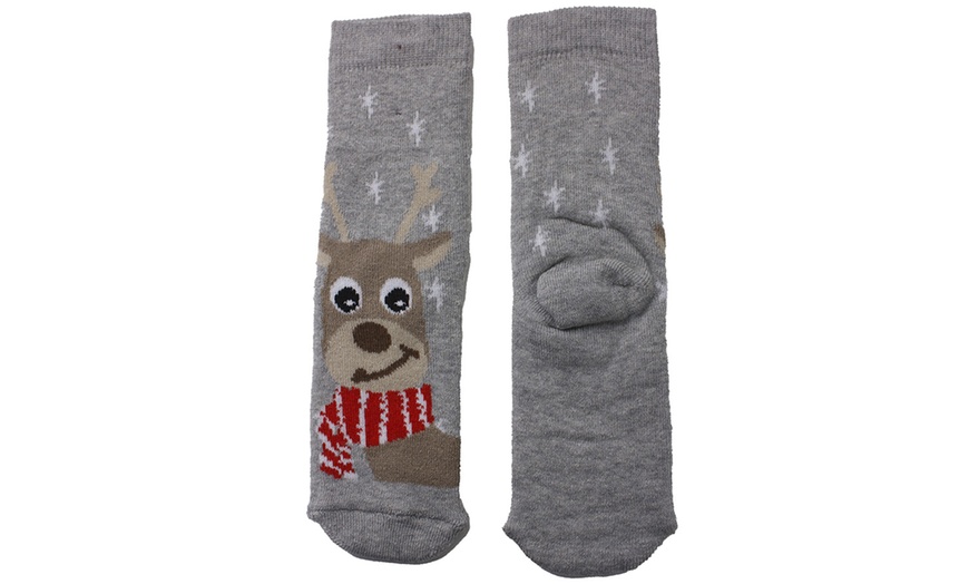 Image 7: 6 ou 12 paires de chaussettes de Noël