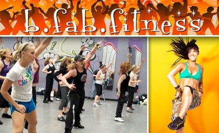$39 for One Month of Unlimited Zumba Classes at B.Fab.Fitness ($80 Value) - Primary Image