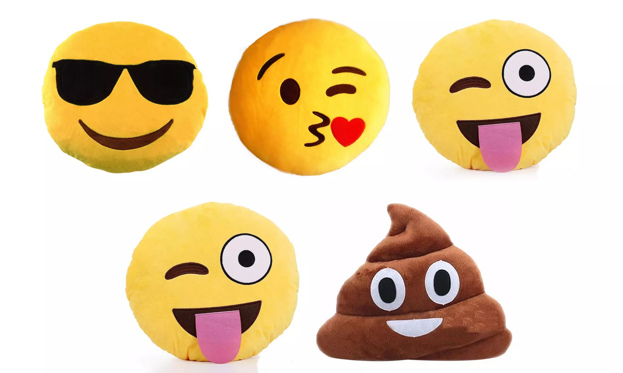 Emoticon Plush Decorative Pillow - Primary Image