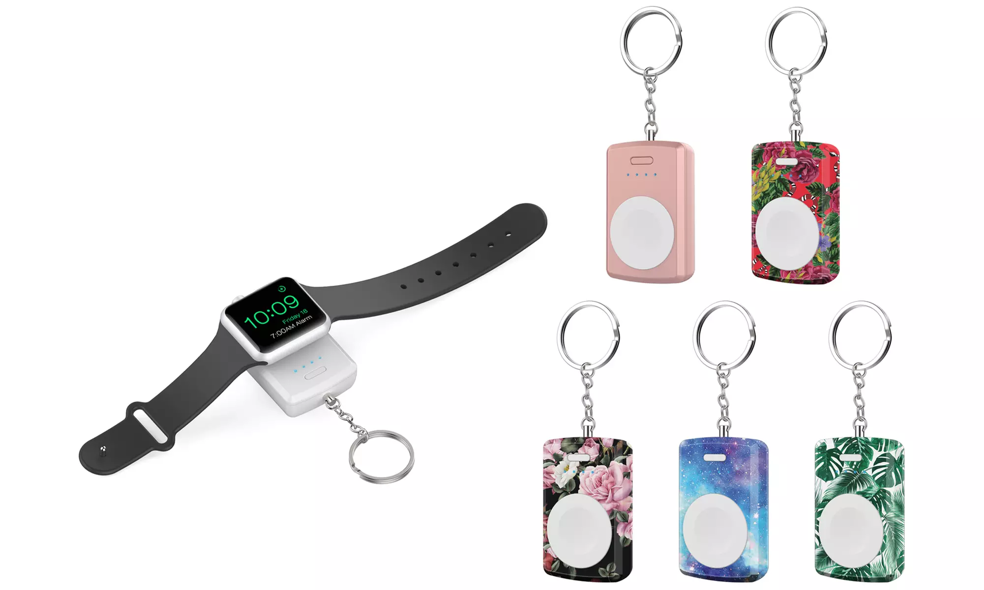 Tech Elements Portable Battery and Wireless Charger for Apple Watch (1- or 2-Pack) - Primary Image