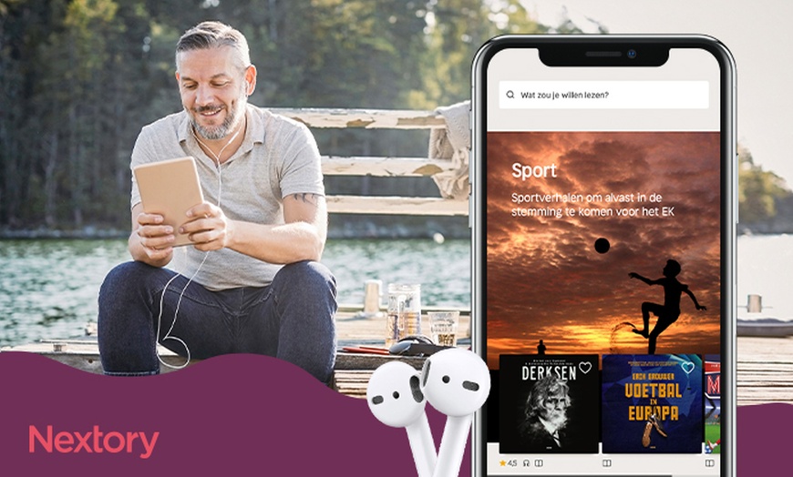 Image 2: 45 dagen audioboeken luisteren