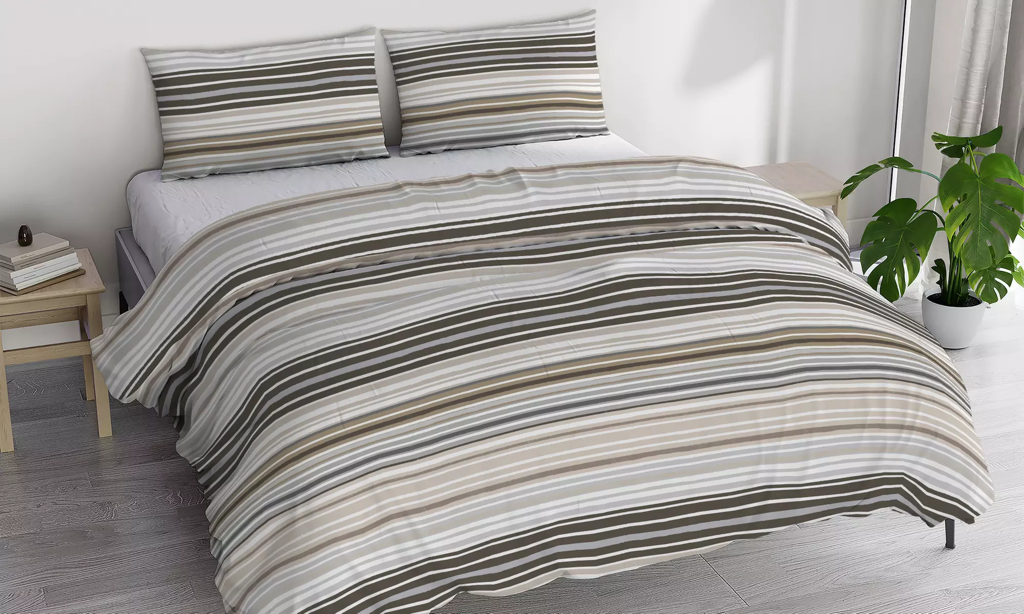 Parure copripiumino in cotone Made in Italy