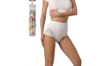 Pack 6 culotte da donna elasticizzate e un organizzatore per calzini
