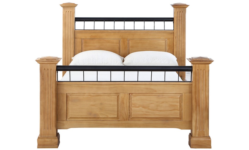 Image 11: Oakdale Solid Wooden Bed Frame