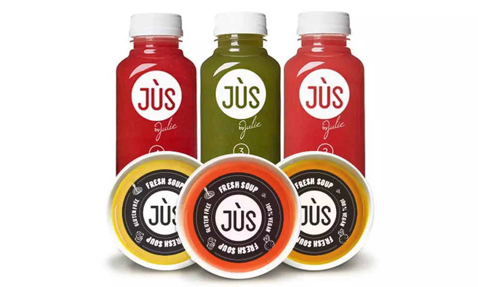 Three Day Soup/Juice Cleanse from Jus By Julie (Up to 52% Off) - Primary Image