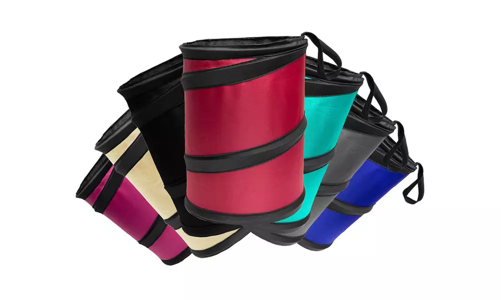 Waterproof Small Collapsible Car Trash Can - Primary Image