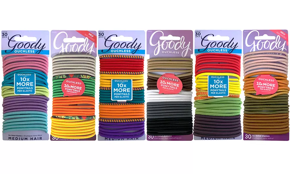 Goody Hair Ties Ouchless Hair Elastics (120- or 135-Count) - Primary Image
