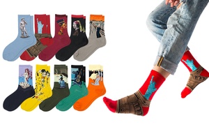 Famous Paintings Socks