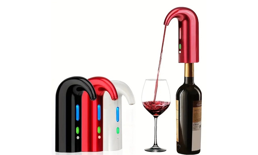 Image 1: Electric Wine Aerator Pourer