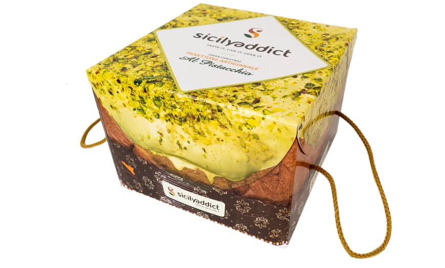 Image 6: Panettone artigianale farcito al pistacchio