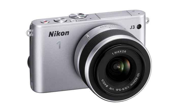 Nikon 1 J3 14.2 MP HD Mirrorless Digital Camera with 10-30mm VR 1 Lens ...