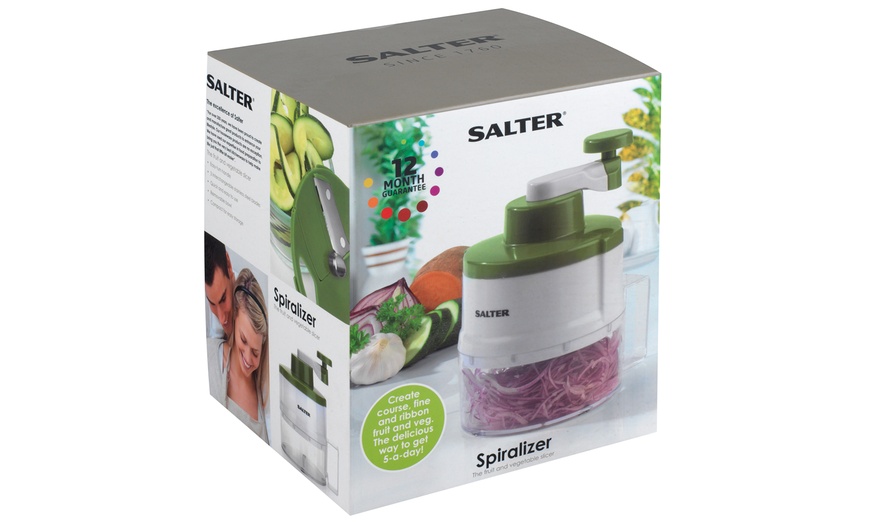 Image 1: Salter Round Spiralizer