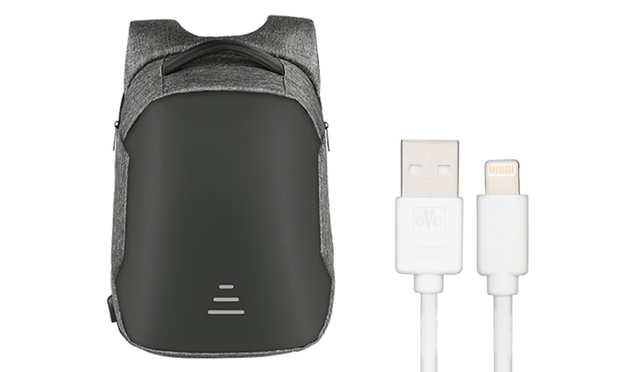 Image 16: One or Two Anti-Theft Backpacks with Optional Cable