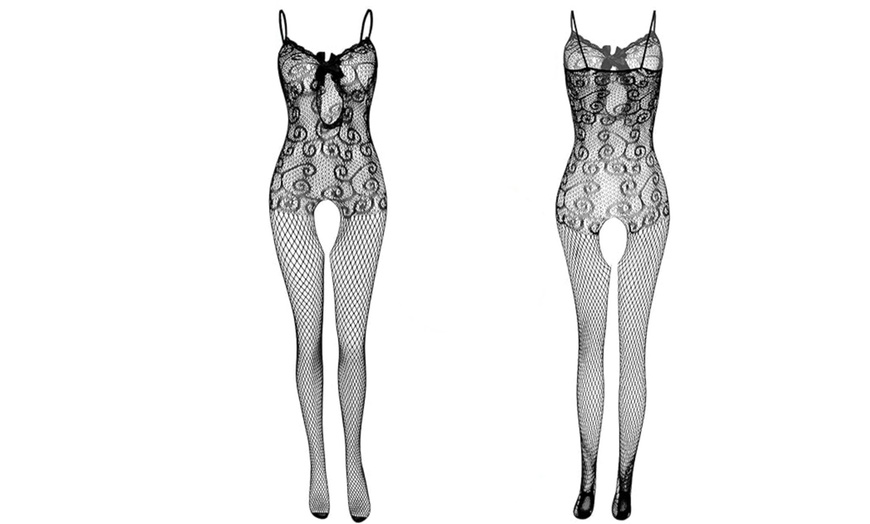 Image 4: Four Packs of Fishnet Stockings and Dresses Set