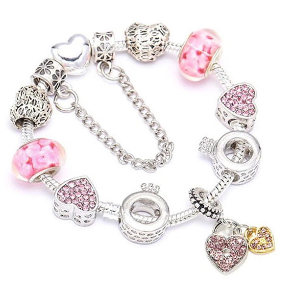 murano charm bracelet