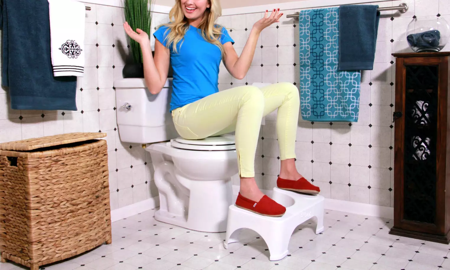 Step-and-Go Toilet Stool (1- or 2-Pack) - Primary Image