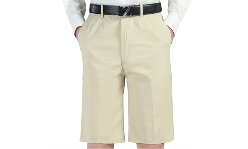 Image 9: Men's Casual Suit Shorts