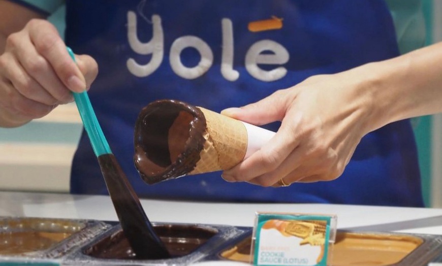 Image 14: Ice Cream, Frozen Yogurt or Bubble Wrap Waffle for 2 at Yolé Ice Cream