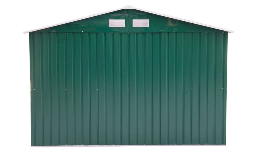 Image 12: Outsunny Lockable Garden Shed