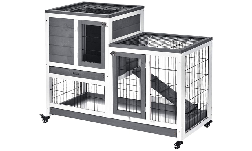 Image 2: Pawhut Pet Hutch