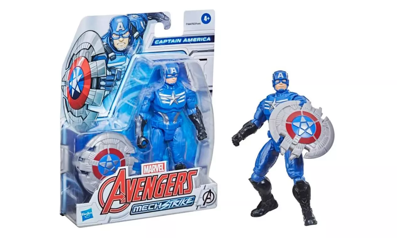 Marvel Avengers Mech Strike Action Figure - Iron Man, Black Panther, Captain America