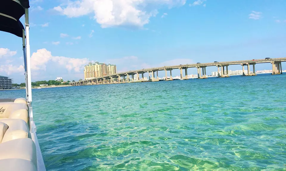 $522 for BYOB Two-Hour Dolphin/Sunset Cruise for Up to 11 from Crab-Island Dolphin Tours ($730 Value)  - Primary Image