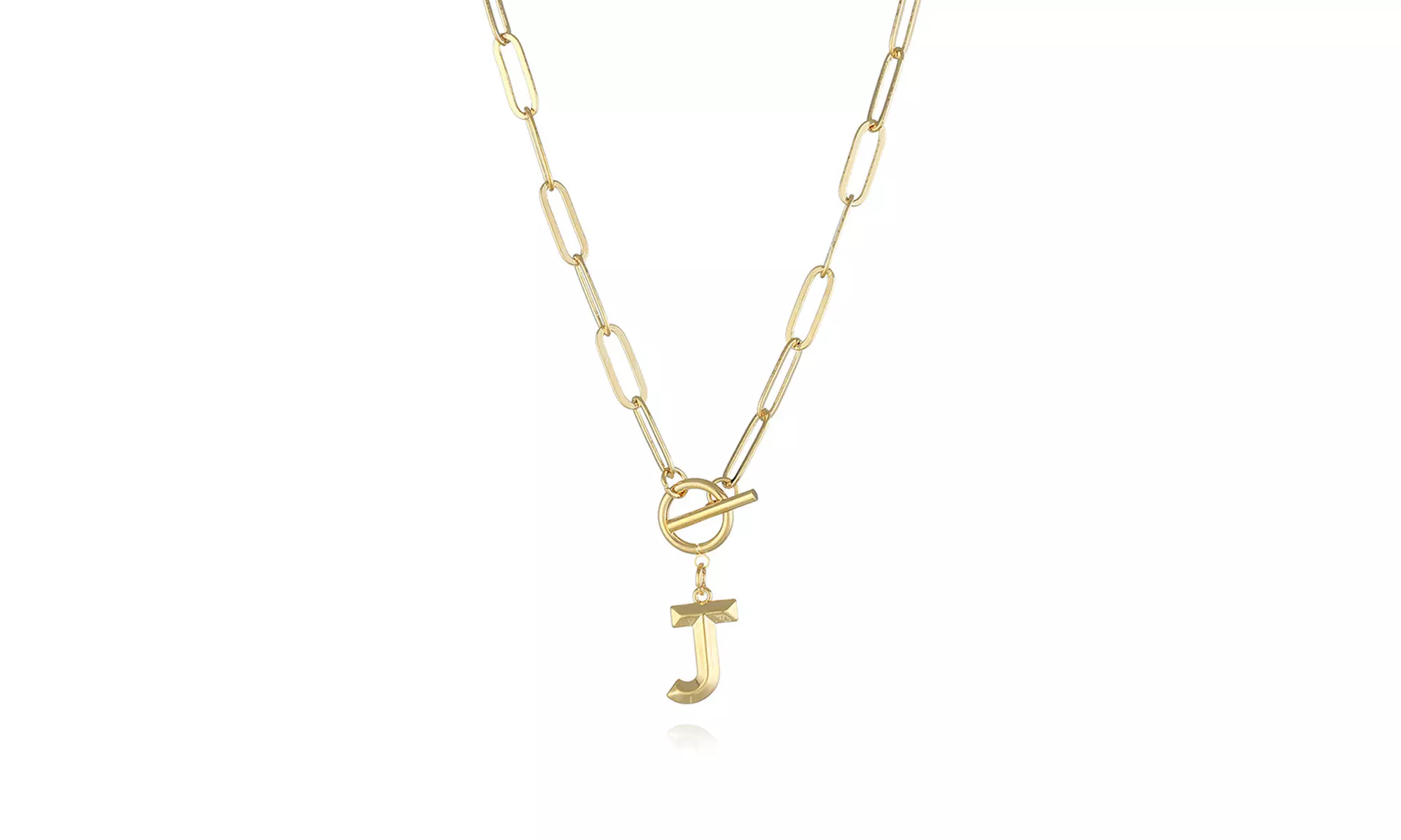 Collier avec pendentif initiale