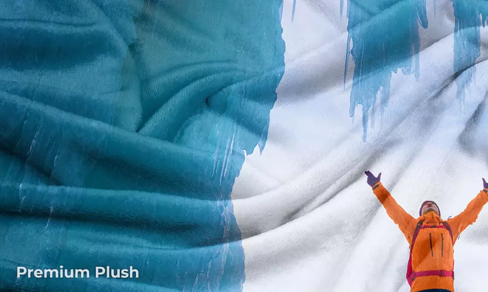 Plaid en polaire personnalisé