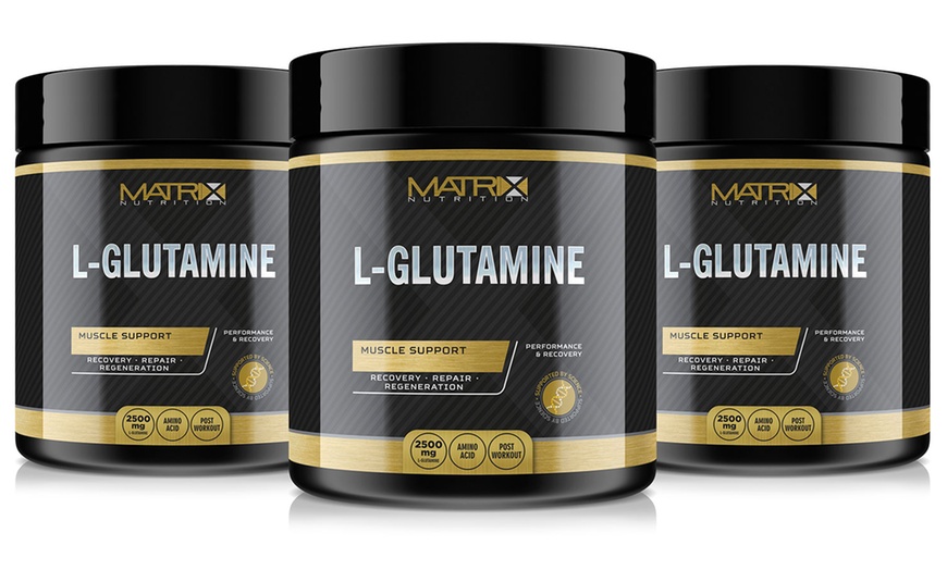 Image 1: Matrix L-Glutamine 500mg Tablets