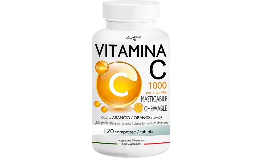 Image 3: Tabletas masticables de vitamina C Line@diet