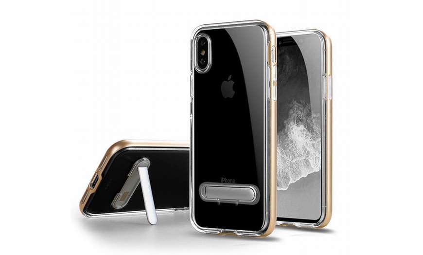 Image 9: Coque en TPU avec support intégré et 2 protecteurs d'écran