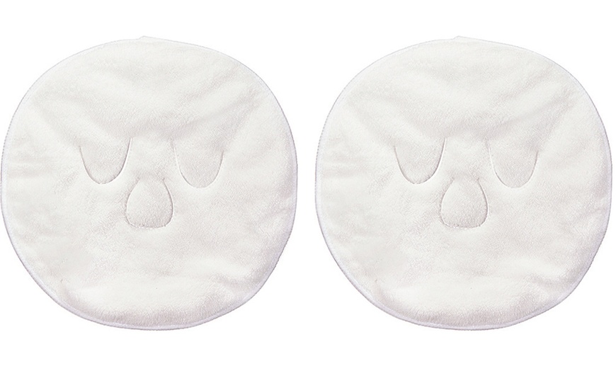 Image 5: One or Two Reusable Face Towel Steamer Masks