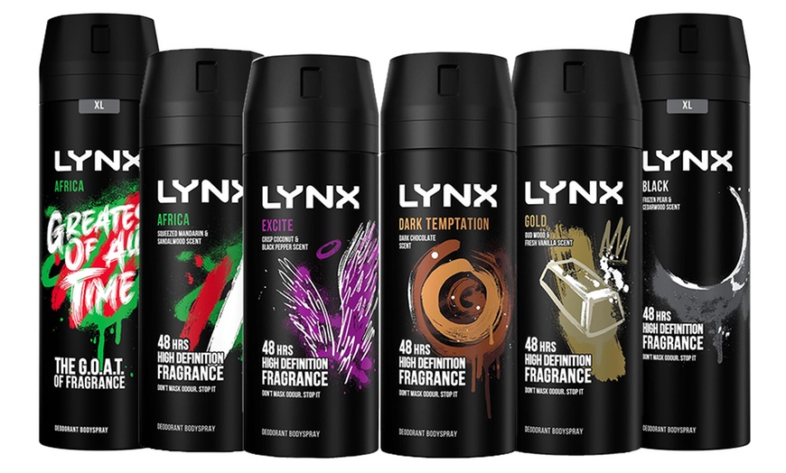 Up To 34% Off Six-Pack of Lynx Deodorant Body Sprays | Groupon