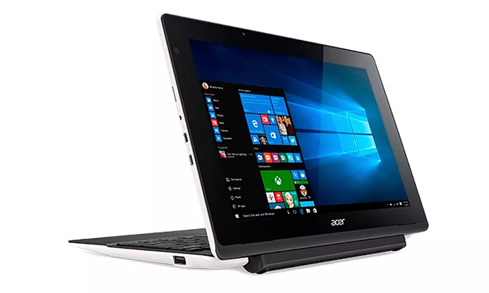 Acer Aspire Switch 10.1" 32GB 2-in-1 Tablet with Windows 10 and Keyboard Dock (Manufacturer Refurbished) - Second Medium