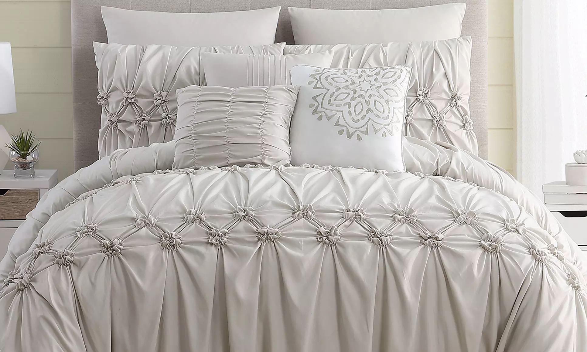 Morgan Microfiber Comforter Set (8-Piece) - Primary Image