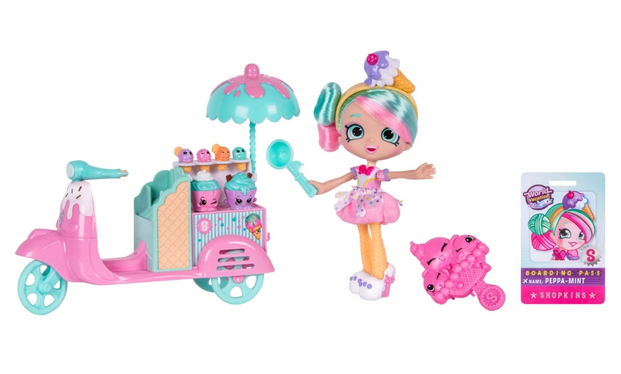 Image 2: Shopkins Peppa-Mint Scooter Set