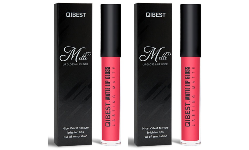 Image 4: One or Two Matte Lip Gloss and Pencil Kits