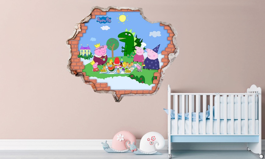 Image 8: Peppa Pig Vinyl Wall Stickers