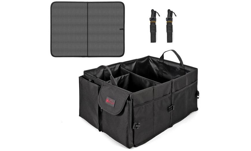 Image 2: Vinsani Multi-Purpose Foldable Deluxe Car Boot Organiser