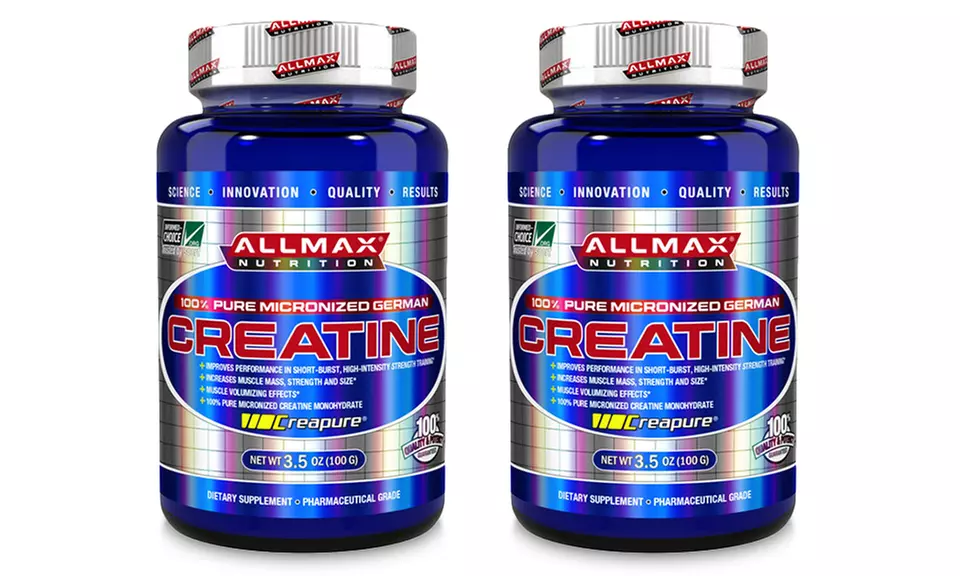 Buy 1 Get 1 Free: ALLMAX Creatine Supplement (100g Bottle) - Second Medium