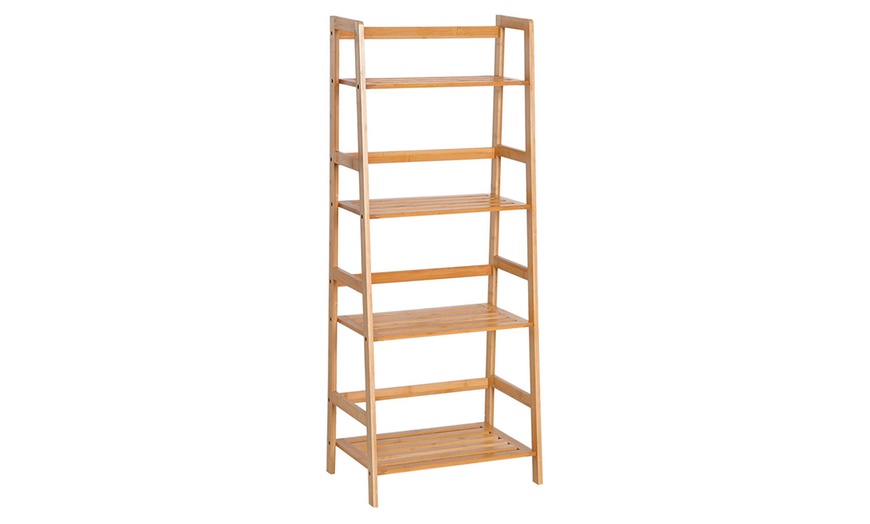 Image 2: HOMCOM Four-Tier Bookshelf