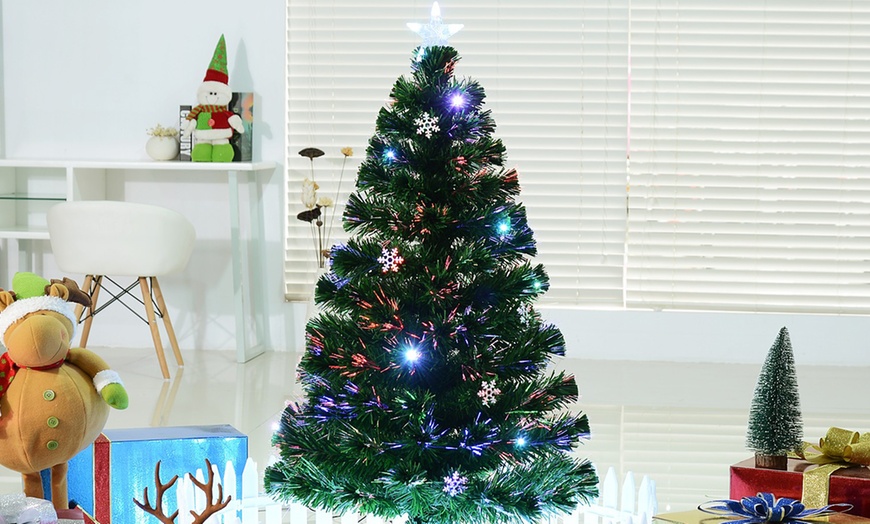 Image 1: Árbol de navidad con luces LED