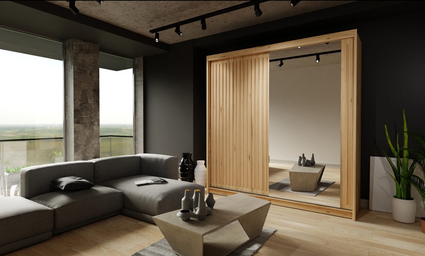 Image 15: MDF Wardrobe with Sliding Doors