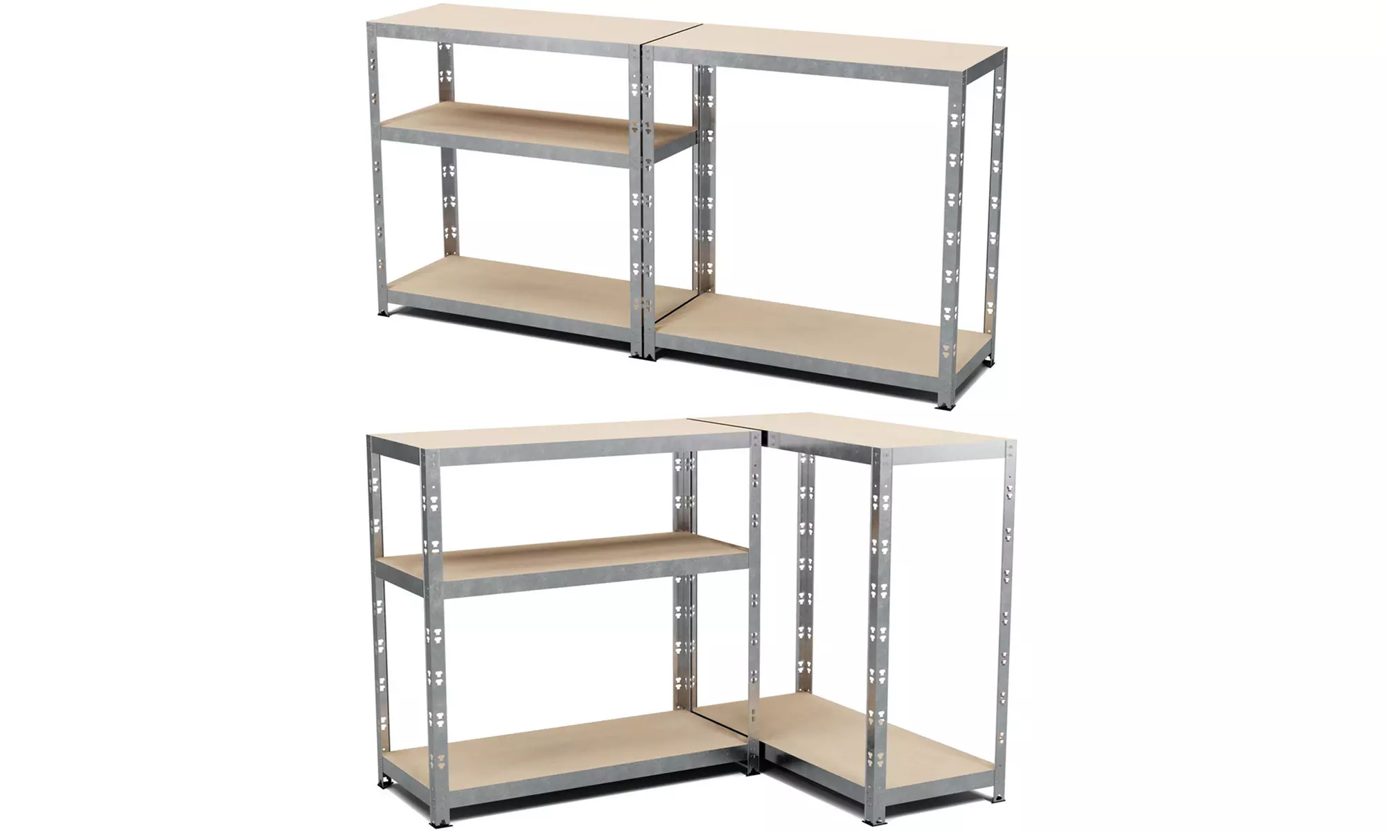 Étagère de rangement Eurospen, dimensions et coloris au choix
